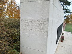 Monument allemand aux morts de Thuringe.