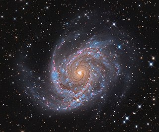 <span class="mw-page-title-main">NGC 2997</span> Face-on unbarred spiral galaxy in the constellation Antlia