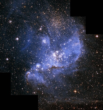 NGC 346, an open cluster in the Small Magellanic Cloud