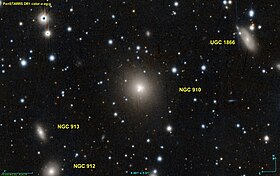 NGC 910 makalesinin açıklayıcı görüntüsü