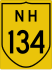 National Highway 134 marker