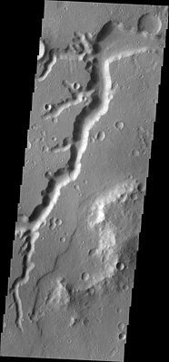 Nanedi Valles, on a photograph by Themis.