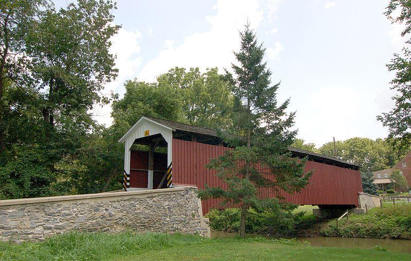 File:Neff's Mill Covered Bridge Side View 3000px.jpg