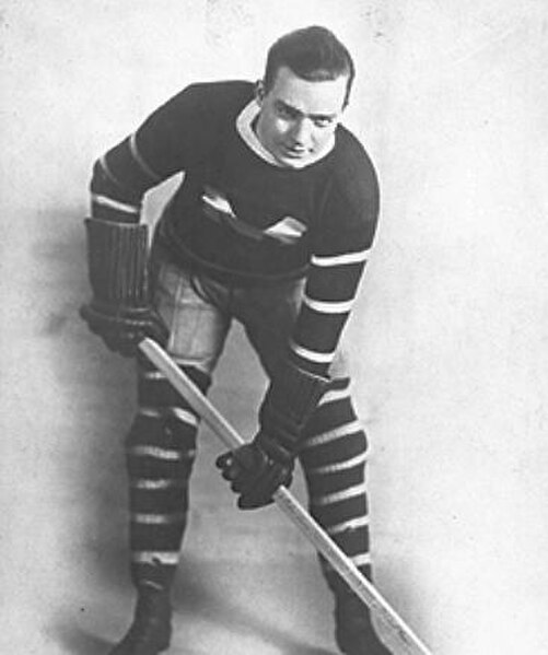 Nels Stewart in a Montreal Maroons uniform