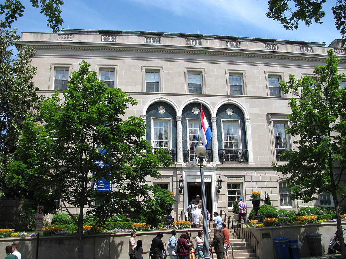 Gasvormig heden Overweldigend Embassy of the Netherlands, Washington, D.C. - Wikidata