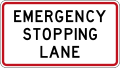 (R4-12) Emergency Stopping Lane