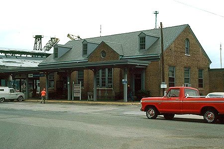 The 1940-built station in 1978