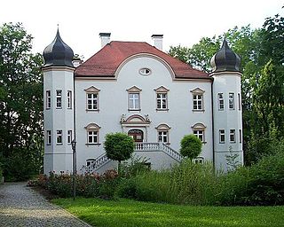 Oberpöring Place in Bavaria, Germany