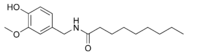 N-香草基壬酰胺的结构