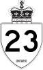 Escudo de la autopista 23