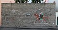 "Murales" représentant deux sardes à cheval