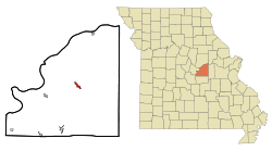 Location of Linn, Missouri