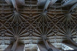 Bóveda pinjante en el coro de Oxford