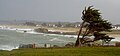 La Pointe de Trévignon (côté ouest) un jour de tempête (février 2014)