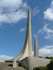 Monument "Langue  Afrikaans" à Paarl.
