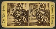 Pacific mills--water wheel pit, from Robert N. Dennis collection of stereoscopic views