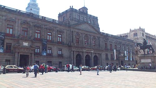 Colegio de Minería (College of Mining) building on Tacuba street in the historic center of Mexico City