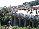 Güell-park, Panoráma a kilátóról (Vista exterior del mirador del Parc Güell).