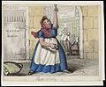 Partiality; A drunken woman standing in the street Wellcome L0064373.jpg