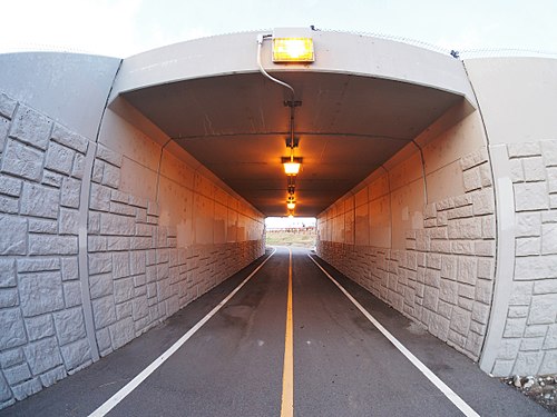 Pedestrian tunnel in East Wenatchee Washington