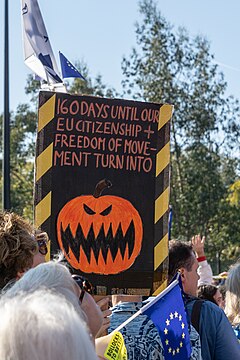 People's Vote March 2018-10-20 - 160 days until our EU citizenship and freedom of movement turn into pumpkins.jpg