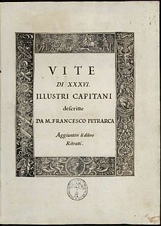 <i>De viris illustribus</i> (Petrarch) Collection of biographies by Francesco Petrarca