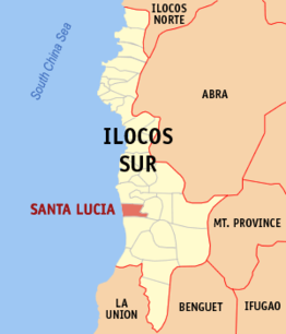 Kaart van Santa Lucia