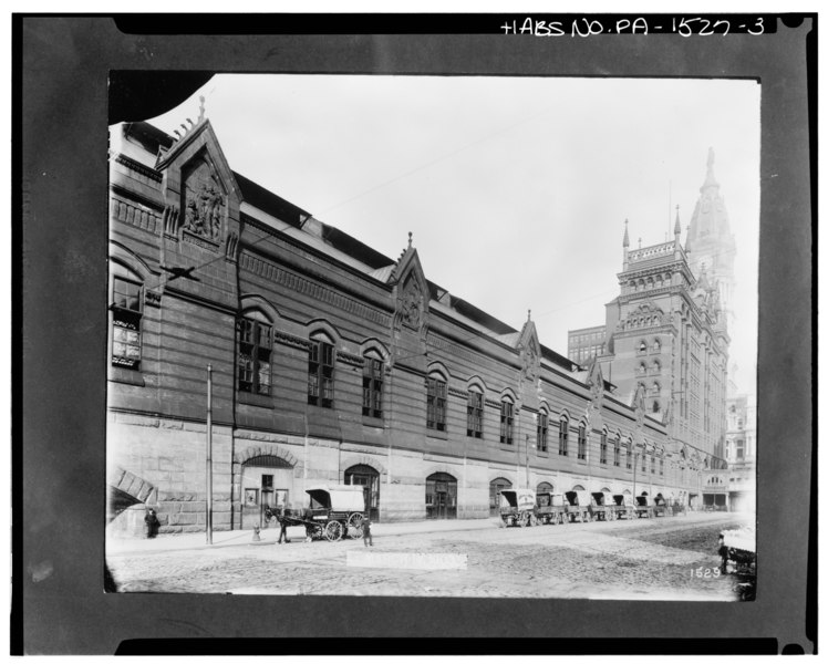 File:Photocopy of photograph (from Historical Society of Pennsylvania) Photographer unknown 1903 Train shed - Pennsylvania Railroad Station, Broad Street Station, Broad and Market HABS PA,51-PHILA,341-3.tif