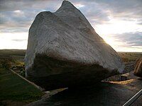 Replica of the Piedra Movediza installed in 2007 Piedra movediza Tandil, Prov. Buenos Aires, Argentina..JPG