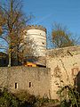 the round tower of the castle