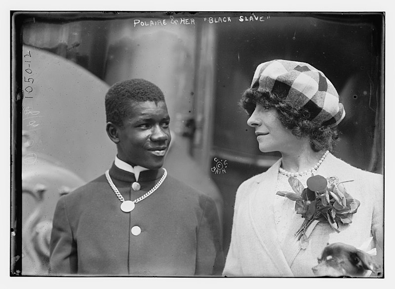 File:Polaire with negro, her "Black Slave" LCCN2014685013.jpg