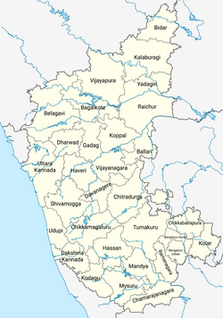 Map of Karnataka