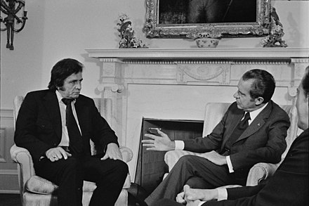 Johnny Cash advocated prison reform at his July 1972 meeting with United States President Richard Nixon.