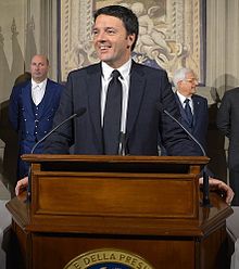 Le nouveau Premier ministre italien, Matteo Renzi, ce week-end.