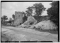 Remains of old lime kilns