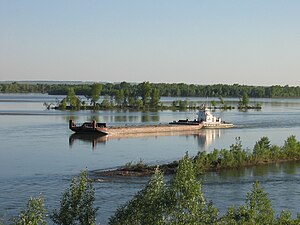 Río Obi: Geografía, Obras de acondicionamiento, Asentamiento y actividades