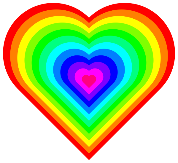 Free Free Heart Rainbow Svg 766 SVG PNG EPS DXF File