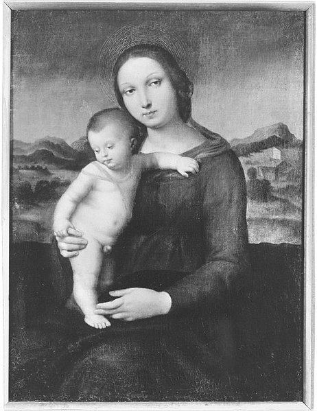 File:Raphael (Kopie nach) - Maria mit Kind - 506 - Bavarian State Painting Collections.jpg