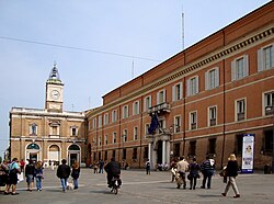 Ravenna — La centrale Piazza del Popolo