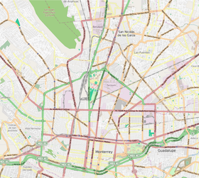 San Bernabé está localizado em: Região Metropolitana de Monterrei