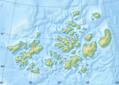 Mapa lokalizacyjna Ziemi Franciszka Józefa