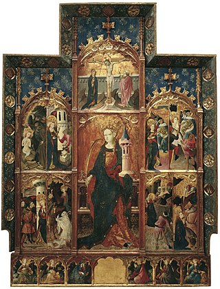 <i>Altarpiece of Saint Barbara</i> (Pérez) Polyptych by Gonzalo Pérez