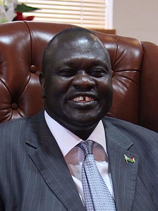 <span class="mw-page-title-main">Riek Machar</span> South Sudanese politician (born 1952)