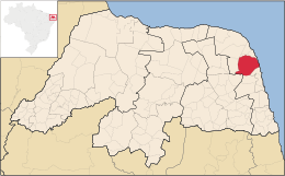 Ceará-Mirim – Mappa