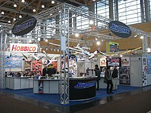 Trade stand at Spielwarenmesse toy show. Ripmax Trade Stand at Nuremberg Toy Fair.jpg