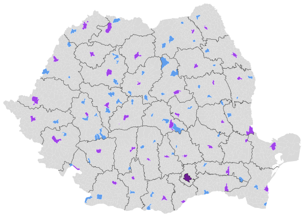 Municipalities of Romania
