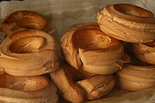 Bread donuts. The bread made in the province has a tradition that goes back to the 9th century. Rosquillas panaderas.jpg