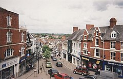 Center, seen from the market hall