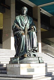 Statue de Van Hogendorp à Rotterdam (1867).