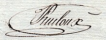 Rucloux, François, adjoint-maire de Charleroi - signature sur un document du 13 septembre 1816 - 01.jpg